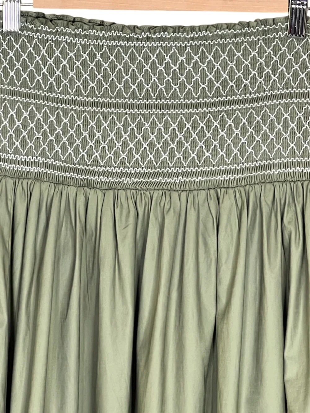 Reformation Haven Skirt in Artichoke Size Small